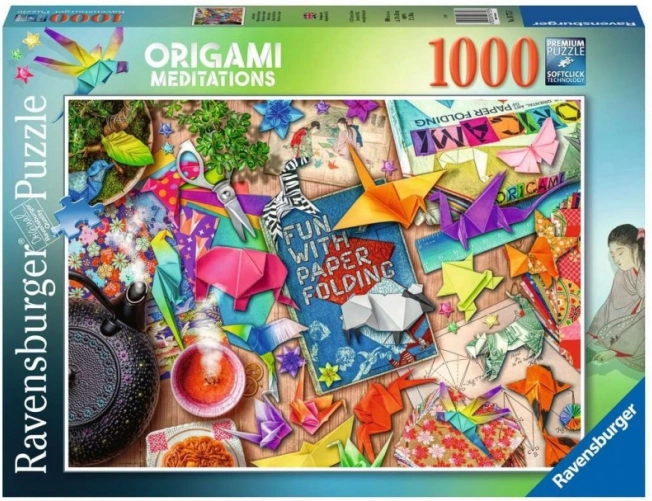 Puzzel Ravensburger Meditatie met Origami 1000 stukjes