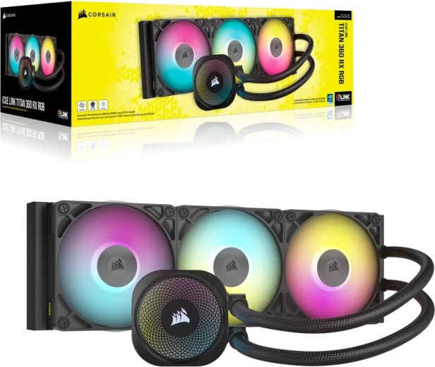 CPU-koeler iCUE LINK Titan 360 RX RGB AIO 360mm