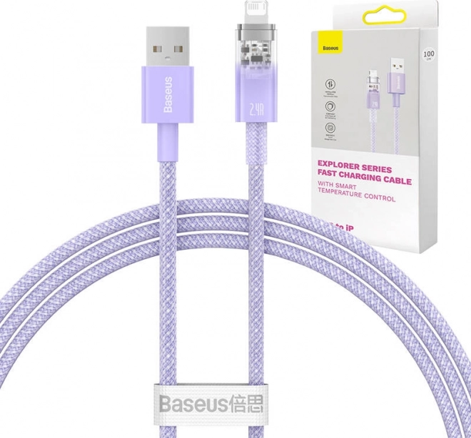 Sneloplaadkabel USB-A naar Lightning Baseus Explorer Series 1m