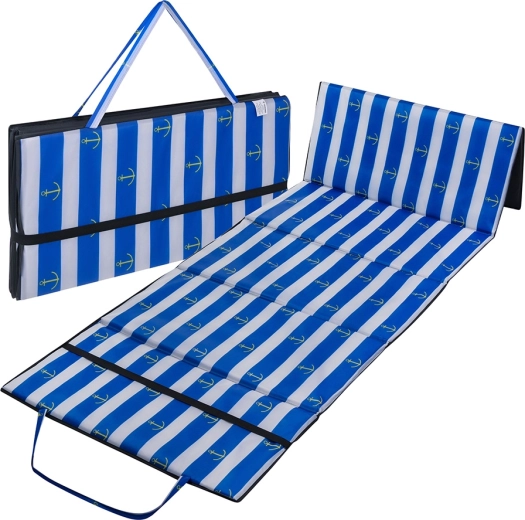 Opvouwbare strandmat voor kiezelstrand Trizand XXL 1 cm waterdicht - 1 stuk