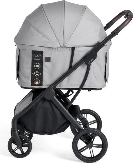 FIKAGO kinderwagen voor honden en katten Agile2 soft grey