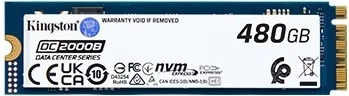 Kingston DC2000B 480 GB NVMe SSD M.2 PCIe 4.0 voor servers