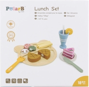 houten lunchset POLARB van VIGA