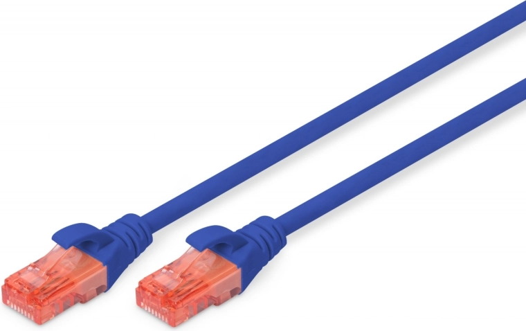 Patchkabel U/UTP categorie 6 PVC 2 m blauw