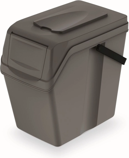 Scheidingsprullenbak Sortibox II 25 l – grijze steen