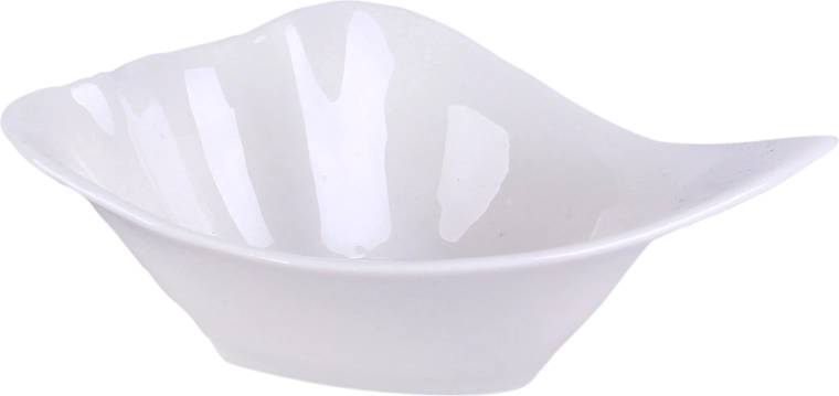 Porseleinen serveerschaaltje 70 ml golf wit