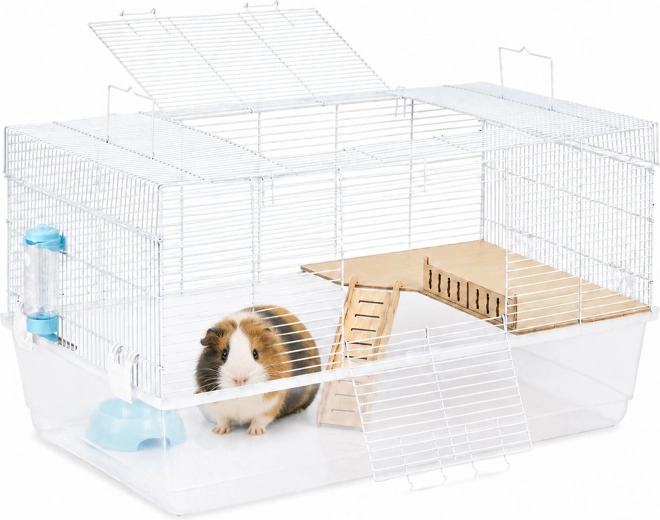 Petsi kooi voor cavia’s en konijnen 80 cm met accessoires, wit