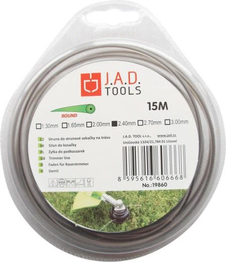 Trimmerdraad rond 3,0 mm – blister 15 m