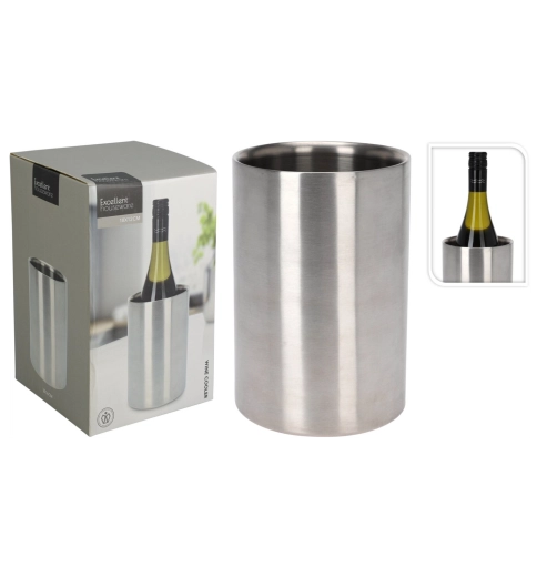 Dubbelwandige wijnkoeler EXCELLENT HOUSEWARE van roestvrij staal