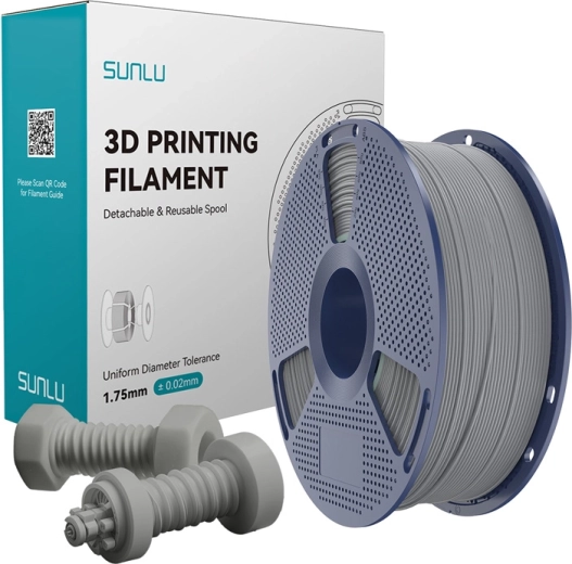 Sunlu ABS hogesnelheidsfilament – grijs, 1,75 mm, 1 kg