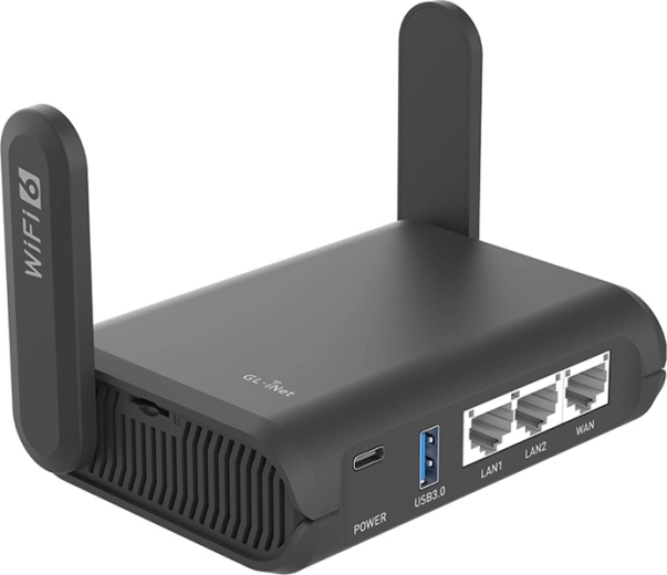 GL.iNet Slate AX Wi‑Fi 6 reisrouter