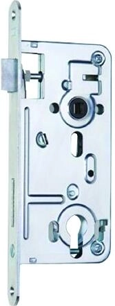 Insteekslot voor cilinder K221 72/80 links, wit, verzinkt