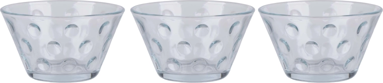 Set van glazen kommen Mirel 300 ml, 3 stuks