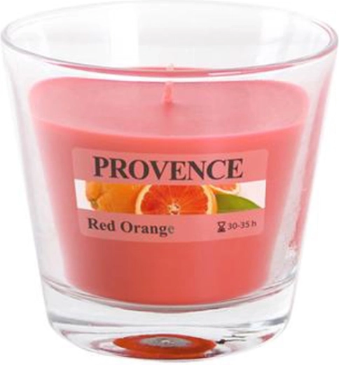 Geurkaars in glas Provence bloedsinaasappel 35 uur