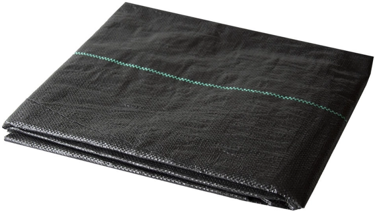 Tuin geweven textiel 2 × 5 m, 100 g/m², zwart