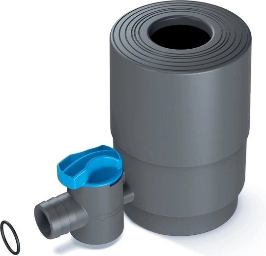 Accessoireset voor regentanks, staalkleurig