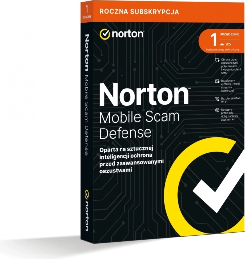 Norton Mobile Scam Defense – bescherming tegen oplichting voor mobiel (1 apparaat / 1 jaar)