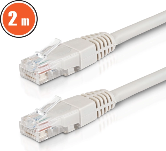 UTP CAT6 CCA-netwerkkabel 2 m grijs