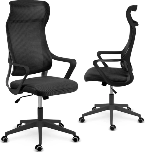 Bureaustoel van microgaas Sofotel Labi zwart