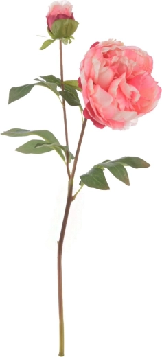 Kunstbloem pioen roze 50 cm