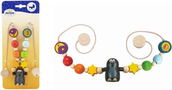 Gordijn voor kinderwagen met Molletje