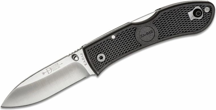 Zakkenmes KA-BAR Dozier Hunter, zwart, 7,5 cm