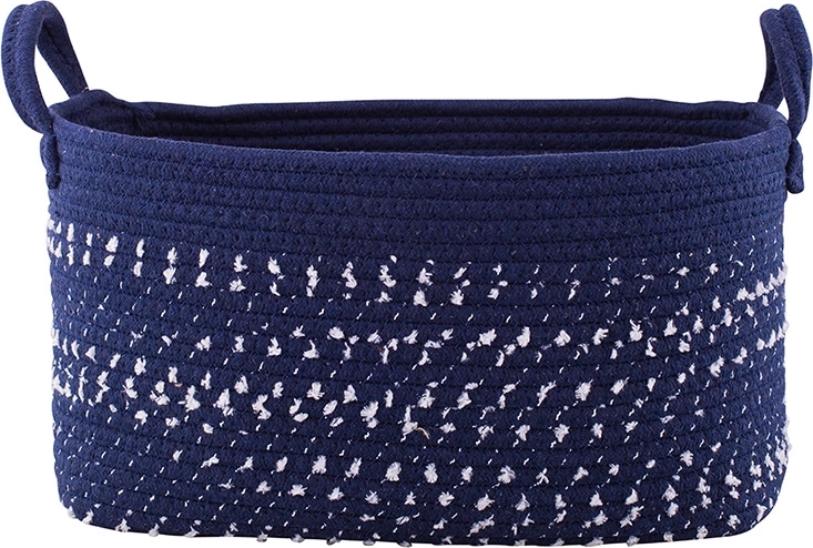 Rechthoekige gevlochten opbergmand 24 × 34 × 18 cm, granaatrood