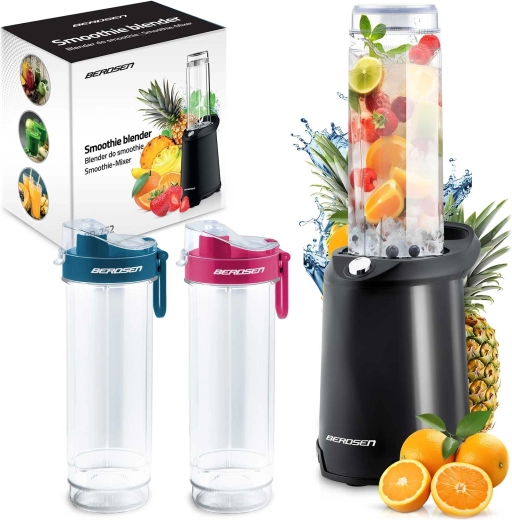 Smoothieblender BERDSEN BD-752 met flessen 0,57 l