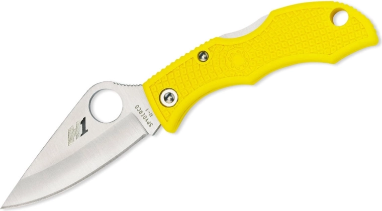 Spyderco Ladybug 3 Salt gele zakmes 5 cm FRN