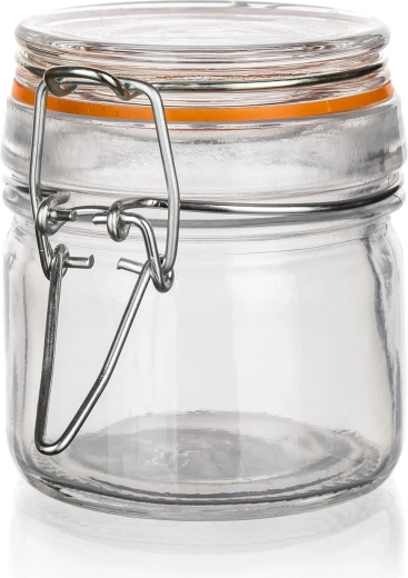 Hermetische glazen pot 100 ml met beugelsluiting LINA