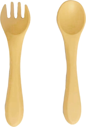 Kitchisimo Baby kinderservies van siliconen, set van 2 stuks