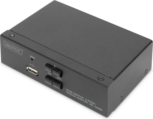 HDMI KVM 2-ports schakelaar met 4K resolutie