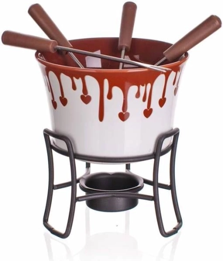 Set van 6 stuks Fondue Choco Dark