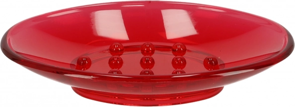 Plastic zeepbakje, Zeepbakje - rood