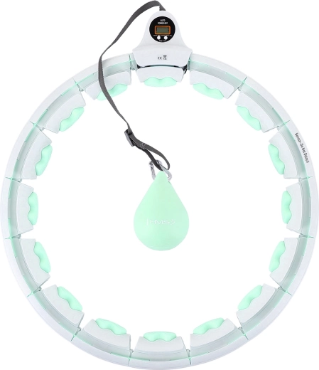 Slimme massagehoepel met gewicht en teller HMS – groen