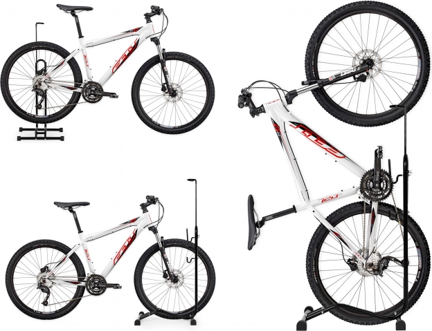 Fietsstandaard 3-in-1 zwart van ModernHome