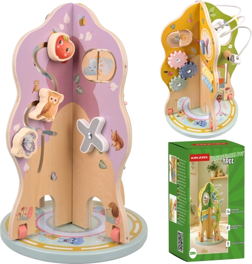 Educatieve houten boom Kruzzel 10-in-1