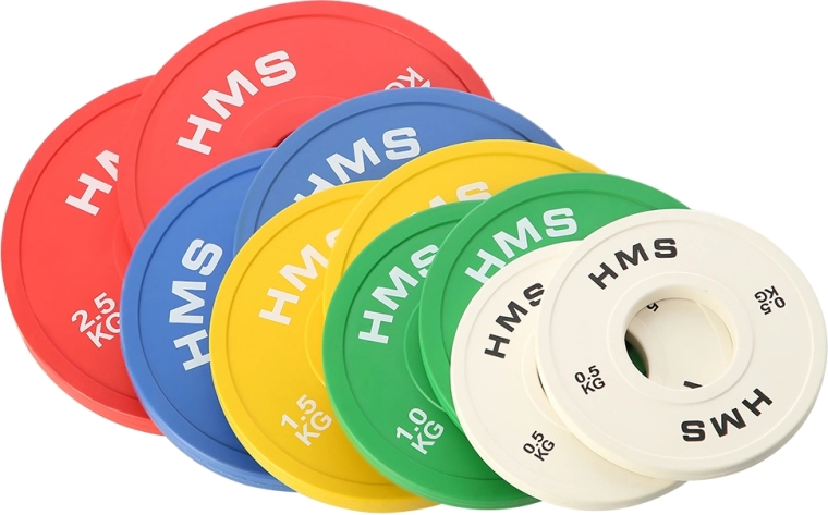 Set fractionele schijven HMS 0,5–2,5 kg