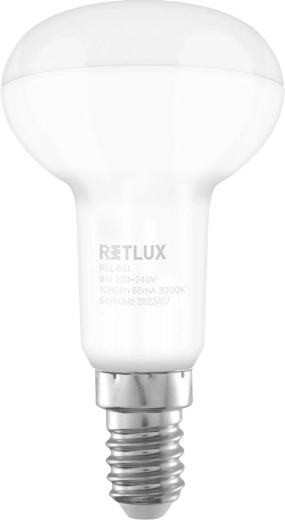 LED-reflectorlamp RETLUX R50 E14 8 W warm wit