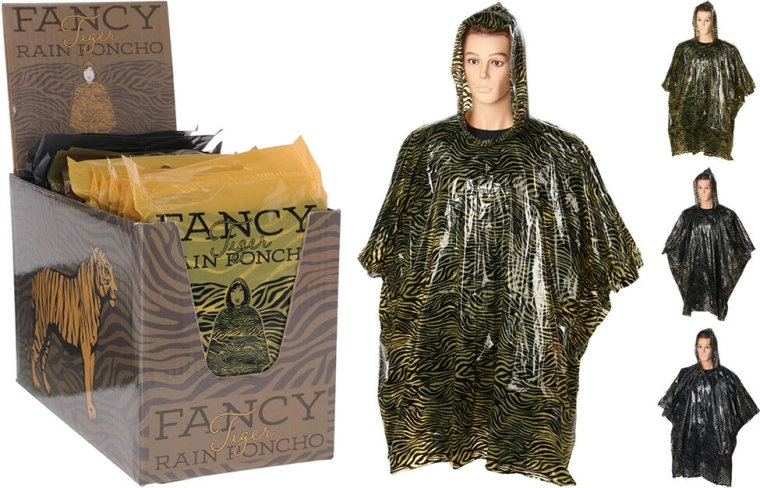 Regenponcho voor volwassenen Safari, PE