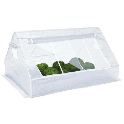 kleine witte tuinkas 180 × 140 × 94 cm