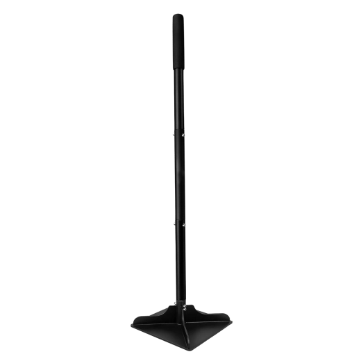 Robuuste stalen tuinstamper voor het verdichten van grond 20 × 20 cm, lengte 122 cm