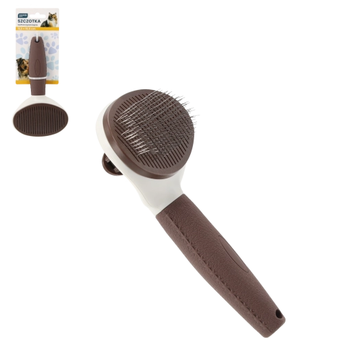 Zelfreinigende vachtborstel voor honden en katten 11,3 × 19,5 cm