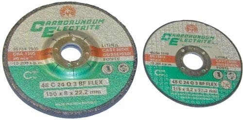 Slijpschijf voor gietijzer en steen 150 × 6 × 22,2 mm