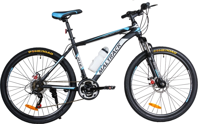 MalTrack mountainbike 26" blauw‑grijs