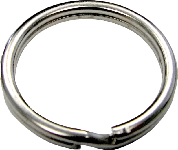 Sleutelring 12 × 1,2 mm, vernikkeld (500 stuks)