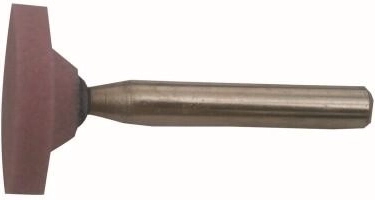 Slijpsteen met stift 25 × 4 mm, korrel 80