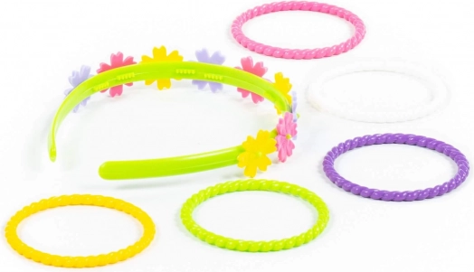 Set voor kleine dames - haarband en armbandjes