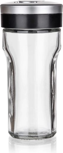 Kruidenpot VIRTU 80 ml van glas met kunststof deksel