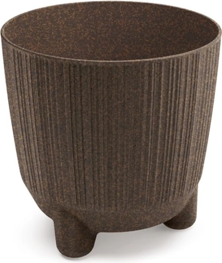 Bloempot Ryfo N Eco Wood 14,5 cm koffie